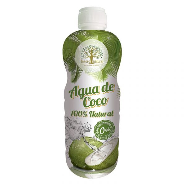 El agua de coco Tesoro Natural es una bebida natural refrescante, hidratante y nutritiva.