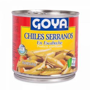 CHILES SERRANOS EN ESCABECHE GOYA 312 G
