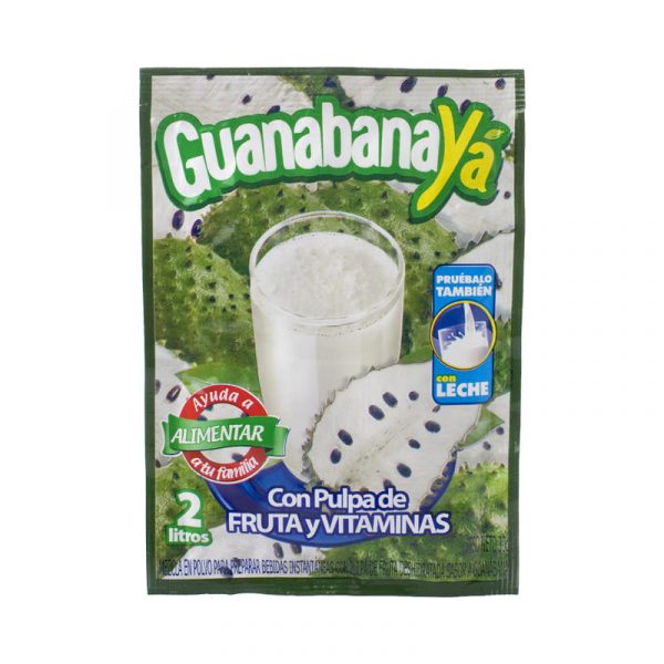 Bebida instantanea marca Familiaya sabor guanabana. Producto colombiano.