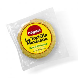 TORTILLA DE MAIZ AMARILLO 15 CM NAGUAL (8 UDS) CAJA 12 UDS