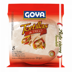 TORTILLA DE TRIGO GOYA 8 UDS 320 G