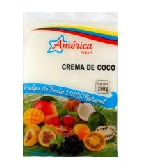 PULPA CREMA DE COCO AMERICA 250 G